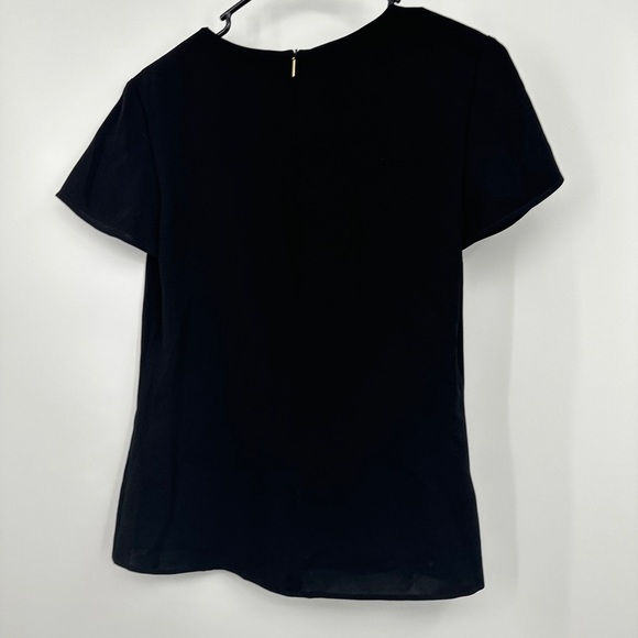 BOSS by HUGO BOSS Women’s Black Blouse Top Sz 2 - Picture 6 of 6